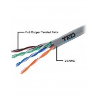 Cablu UTP categoria 5e / 2 x 4 fire cupru integral