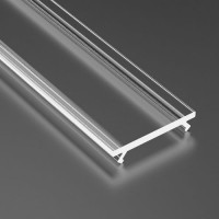 Capac dispersor transparent, pentru profil aluminiu 05-30-05502, lungime 2m